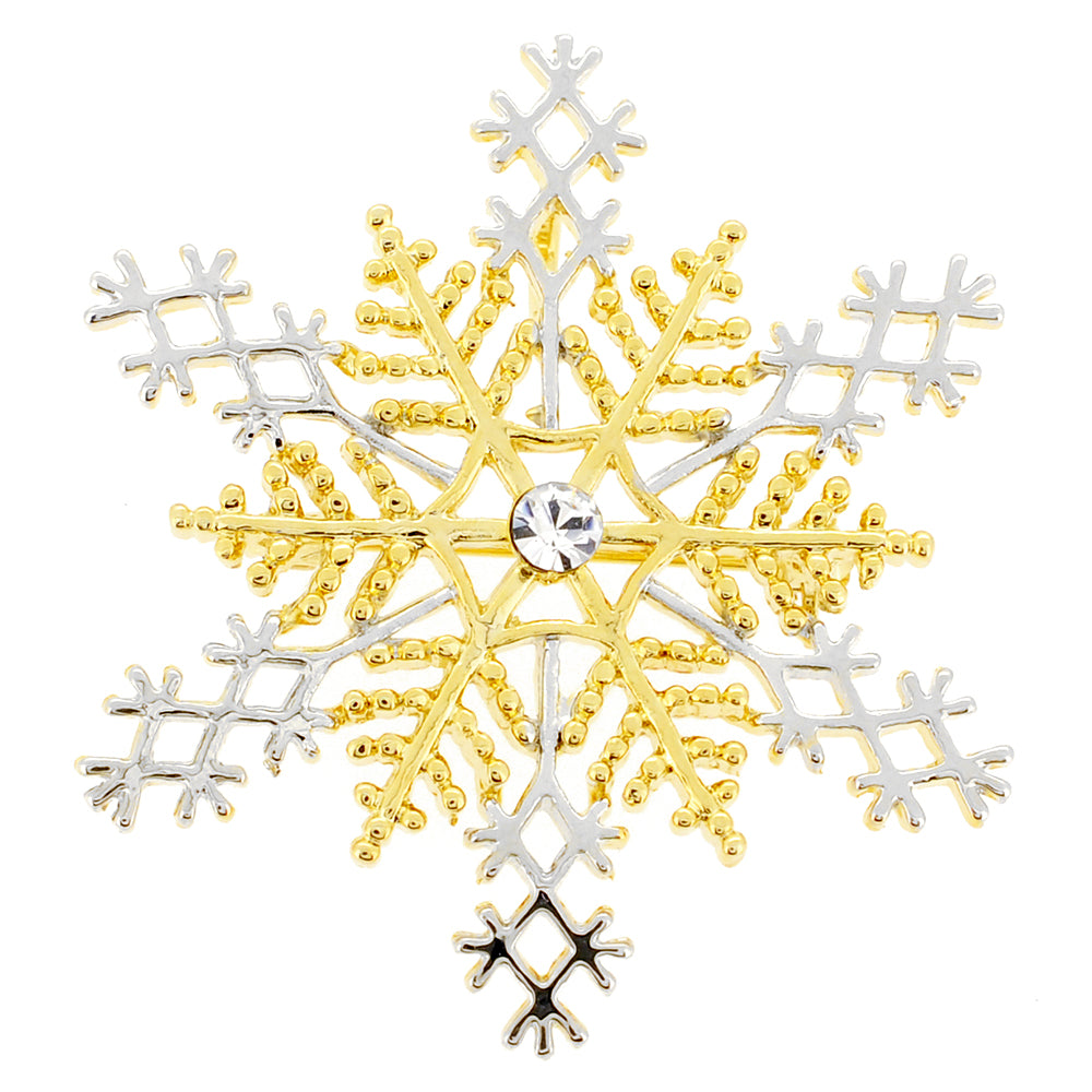 Swarovski snowflake online pin