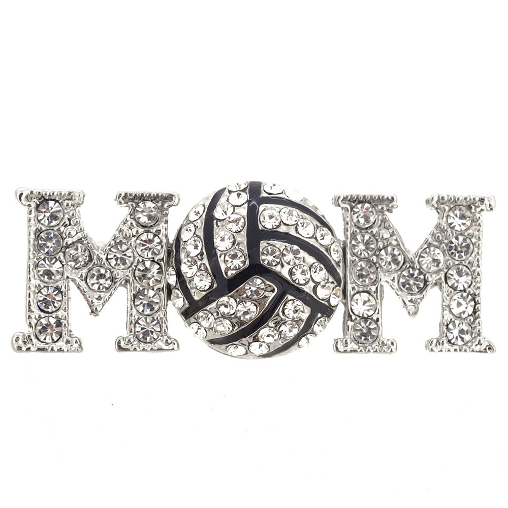 Volleyball Mom Brooch Pin