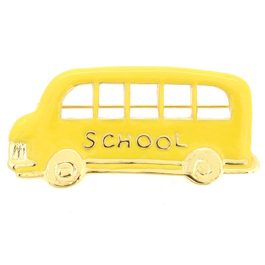 Teacher's School Bus Brooch