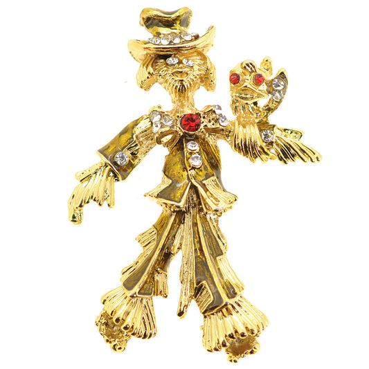 Scarecrow Pin Brooch