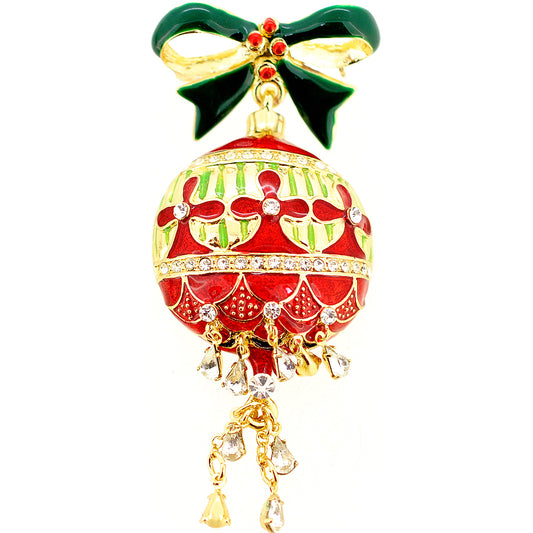 Christmas Tree Ornament Pin Brooch