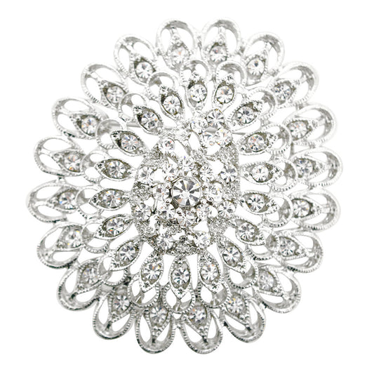 Large Marquis Wedding Brooch Pin