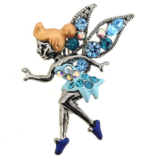 Blue Fairy Pin Brooch