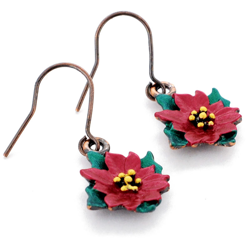 Multicolor Christmas Wreath Earrings